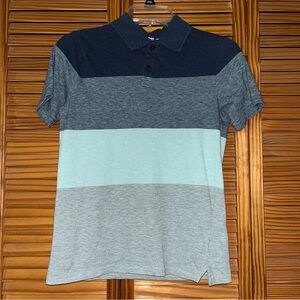 Urban Pipeline Blue Grey  Ultimate Polo‎ Size Large